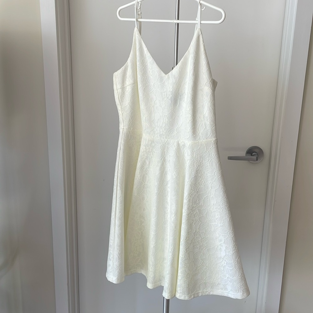 Cream lace dress
